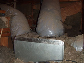 Unsealed Plenum